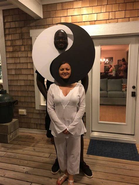 black and asian couple halloween costume